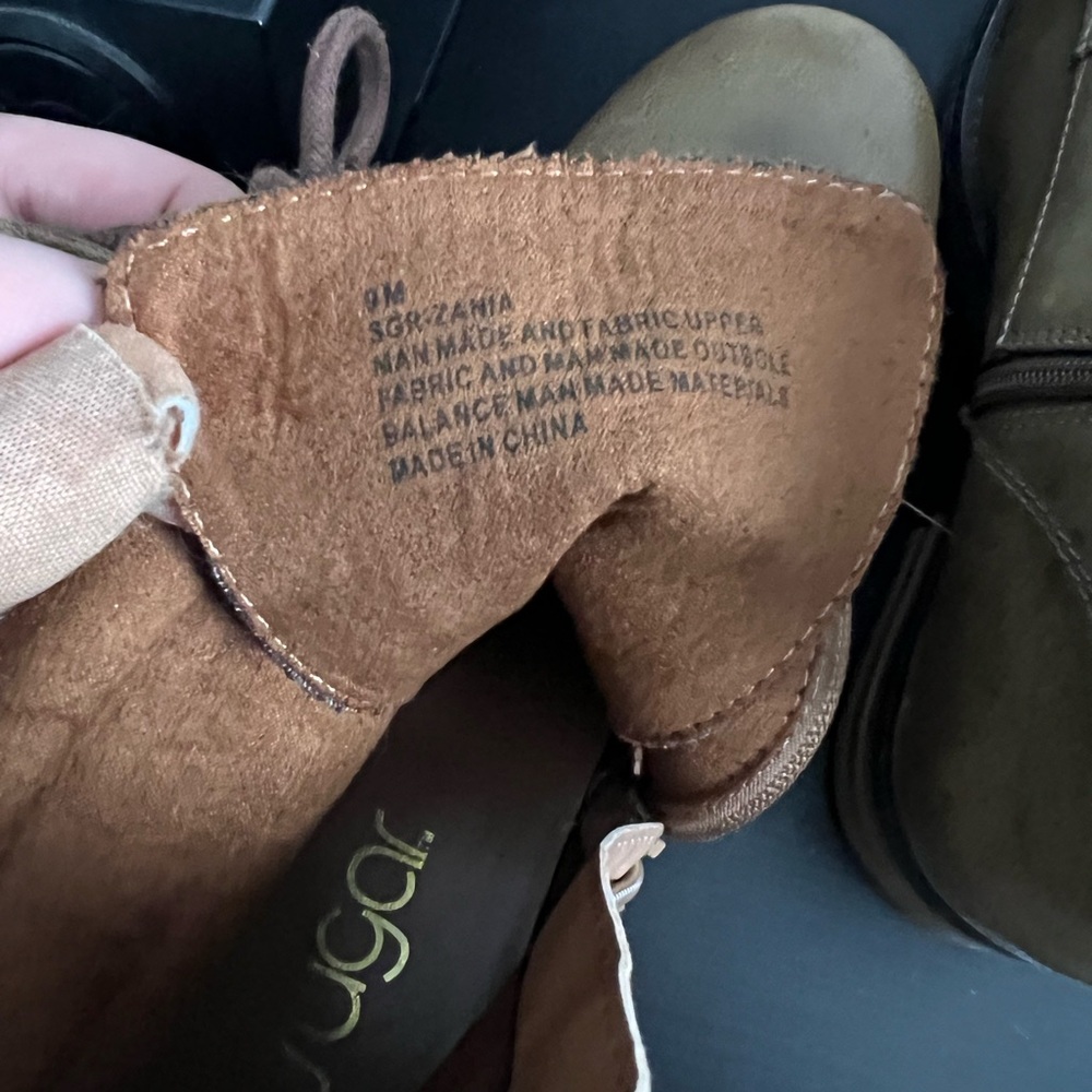 Sugar brand combat style women’s boots / SIZE 9 - Picture 6 of 7
